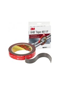 Resim 3m 4611f Vhb Gri Renk Çift Taraflı Akrilik Montaj Bantı 19 MM 3mt 
