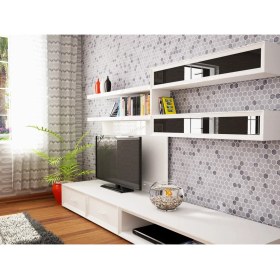 Resim Tuqco 1’’ Hexagon Muğla Beyazı - Gümüş Eskitme Mermer Mozaik 