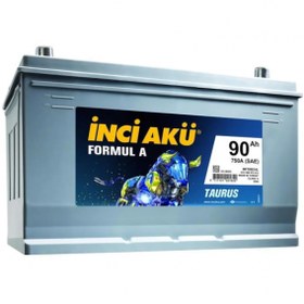 Resim İnci Formul A Taurus 12 V 90 Ah Asia 750 CCA Akü 