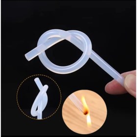 Resim Silikon Tabancası Için Ince Silikon Çubuk 10’lu Paket - Şeffaf 