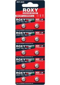 Resim Ag5 Lr48/lr754/193/393 52 Mah Alkalin Düğme Pil 10 Lu Paket 