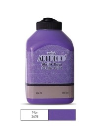 Resim Artdeco Akrilik Ahşap Boyası 500 Ml 3608 Mor 