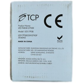 Resim TCB Tcp 17w 230v 2700k E27 Par38 Led Ampul 