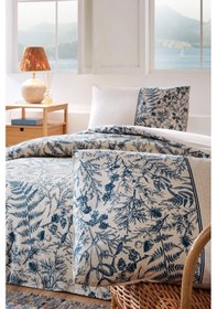 Resim Floretta Mrytus Tek Kişilik Nevresim Takımı Mavi 