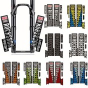 Resim 6 adet/1 set Yeni Dağ Bisikleti Çatal Stickerları Rock Shox SID Yol Bisikletleri için Uygun, MTB Yarış Aksesuarları Dekalleri, Bisiklet Süslemeleri 