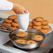 Resim 1 adet DIY pişirme aracı, süt sağma makinesi, donut kalıbı, donut yapım kalıbı, donut yapım makinesi, tatlı pişirme aracı, donut kalıbı 