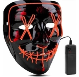 Resim LED Işıklı Yeşil Maske 