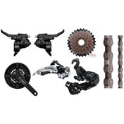 Resim Shimano 21 Vites Grup Set Ef41 - Tz21 - Hg40 - Ty300 - Ty500 - Ty Siyah 