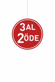 Resim cicigünler Mağaza Dönkartı 3al 2öde Yazılı Çift Yön Baskılı Dönkart 