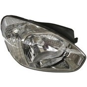 Resim 2009-2012 Hyundai Accent Era Far Lambası Sağ Elektrikli-motorsuz Beyaz Sinyalli H4 Ayfar Adet Oem No:9.21021e83 