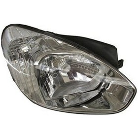 Resim 2009-2012 Hyundai Accent Era Far Lambası Sağ Elektrikli-motorsuz Beyaz Sinyalli H4 Ayfar Adet Oem No:9.21021e83 