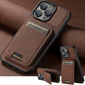 Resim Telefon Koruması İçin Mat Kaplamalı Litçi Desenli Suni Deri Kartlık 