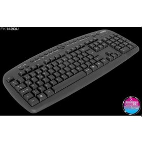 Resim Frısby Fk-142qu Usb Q Tr Mm Sıyah Kablolu Klavye 