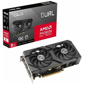 Resim Asus Dual Evo Radeon Rx 7600 Oc 8gb Gddr6 128bit Hdmı/dp Ekran Kartı 