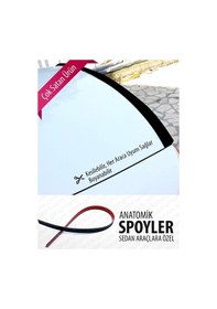 Resim Renault Latitude Uygun Esnek Bagaj Spoileri 