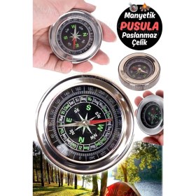 Resim Özbience Şık Tasarımlı Manyetik Pusula, Doğru Yolu Bulmanızı Kolaylaştırır 