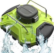 Resim Robotic Pool Vacuum Cleaner, Smart Navigation and Top Load Filter for an Ultimate Clean, Cordless Fully Automatic Robotic Pool Vacuum Cleaner Ideal for All Types of In-Ground Swimming Pools (Gre 