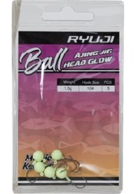 Resim Ryuji Ball Ajing Glow 10 Jig Head 1,5gr 1.5Gr 