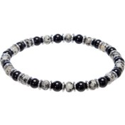 Resim Siyah Onix-Jade Erkek Bileklik - E1BLK0410465-D62 
