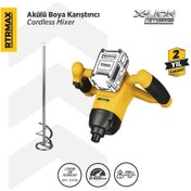 Resim Rtrmax RTX1882B Şarjlı Boya ve Harç Karıştırıcı - Akü Hariç 
