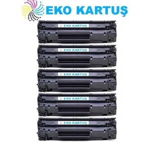 Resim Eko Kartuş Canon CRG-725 LBP-3010 Ekonomik lı 5’li I Paket 