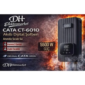 Resim Feyza Design Yüksek Güçlü Akıllı Dijital Şofben 5500W, Pratik ve Güvenilir Kullanım 
