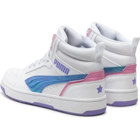 Resim Puma Beyaz Kadın Bot 39872501-PUMA REBOUNDV6MIDBOUNCYSKY 