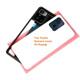 Resim Xiaomi Redmi Note 10 Pro (5G) kasa Arka Pil Batarya Kapağı BEYAZ 