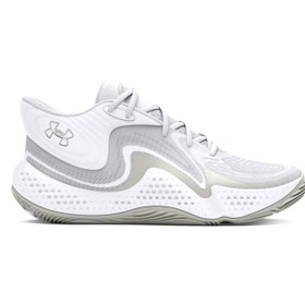 Resim Under Armour Spawn 6 Mid Erkek Beyaz Basketbol Ayakkabısı 3027647-102 