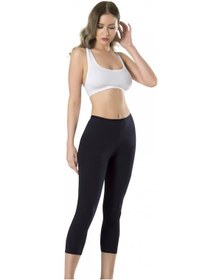 Resim Fabony Bayan Modal Diz Altı Kapri Tayt 1040 Lacivert 