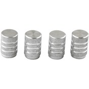Resim Tenfowee 4 Adet Alüminyum Vana Kapağı, Renk Seçeneği Siyah/altın/gümüş/yeşil/mor , 4x4x2 Cm, 10g Ağırlığı 
