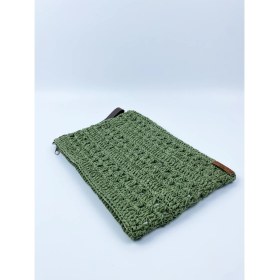 Resim PACHİRA El Yapımı Hasır Portföy Kağıt Ip Clutch Çanta / En 32 Cm. Uzunluk 21 Cm. 