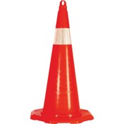 Resim ÖNCÜ İŞ GÜVENLİĞİ MALZEMELERİ TEK REFLEKTÖRLÜ ESNEK TRAFİK KONİSİ 70CM 