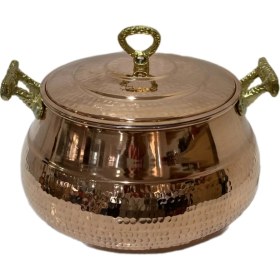 Resim Emsan Göbeklitepe Bakır Güveç Tencere 22 cm 