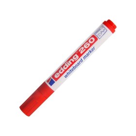 Resim Kırmızı Beyaz Tahta Kalemi E-260 10lu Paket Kırmızı 