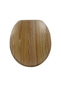 Resim Classic full ahşap desen klozet kapağı 