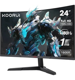 Resim Koorui 24E6CA 23.6" 1 Ms Full Hd Curved 180 Hz Oyuncu Monitörü Outlet 