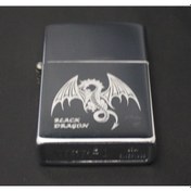Resim Ejderha - Dragon-Görselli- Çakmak Benzinli Metal 