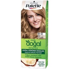 Resim Palette Kalıcı Doğal Renkler Saç Boyası Bal Köpüğü 8,0 