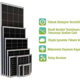 Resim Teknovasyon Arge Teknovasyon Arge 65 W Monokristal Güneş Paneli Solar Panel Mono 