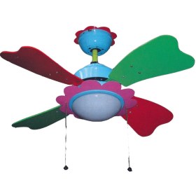 Resim Çocuk Odası Tavan Vantilatörü MSB30-4WE-MSLC 55W 