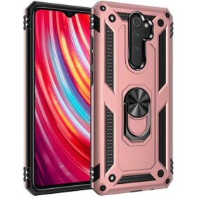 Resim Xiaomi Redmi Note 8 Pro Kılıf Yüzüklü Zırh Tank Vega 