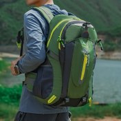 Resim Travel Master Büyük Kapasiteli Outdoor Yürüyüş Çantası - Dayanıklı Naylon, Ayarlanabilir Omuz Askılıkları, Çoklu Bölmeler & Canlı Yeşil/Neon Detaylar ile Doğa Yürüyüşü, Balıkçılık, Kamp, Seyahat, Kamp Ekipmanları İçin İşlevsel Çanta, Sağlam Yapı, Çok Amaçlı Çanta, Macera Arayanlar İçin 