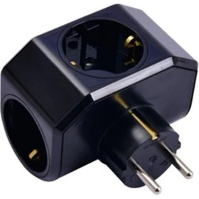 Resim Viko Yonca Plus Üçlü Siyah 