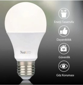 Resim Next Led Şarjlı Led Ampul 9 W Bembeyaz Işık 