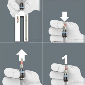 Resim Wera Bits Seti Stainless 1 Bit-Check 10 05071110001 