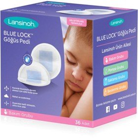 Resim Lansinoh Blue Lock Göğüs Pedi 36 Adet 
