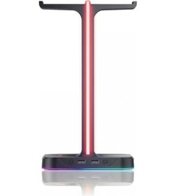 Resim Gamebooster Hs01 Rgb Aydınlatmalı Ikili Kulaklık Standı (535281140) 