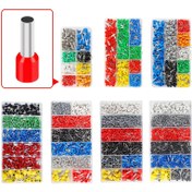 Resim Kutulu VE Tüp Pin Terminal İzoleli Terminal Bloğu Duvar Priz Anahtarı Kablo Ucu Sıkma Kılıfı Elektrikli Boru Terminali Kablo Tel Bağlayıcı 300/450/700/800/1200/1800/1900 adet 