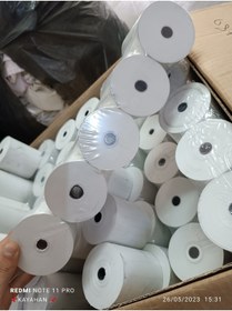 Resim Dinç rulo 80x90 Mt '25adet Termal Adisyon, Yazıcı Bilgi Fişi ,rulosu 